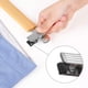 thumbnail image 3 of Juego de 12 Perchas de Madera para Pantalones, Perchas para Pantalones con Clips de Metal Ajustables, Gancho Giratorio 360°, para Pantalones, Faldas, 34 x 1,2 x 12,5 cm, Natural, 3 of 9