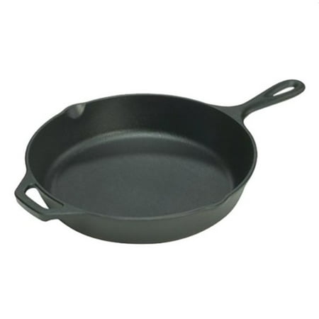 Lodge Logic 10.25” Seasoned Cast Iron Skillet, L8SK3, with assist handle