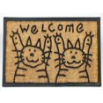 thumbnail image 1 of Cats - Rubber And Coir Door Mat, 1 of 1
