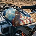 thumbnail image 3 of Uorisanigo ATV Seat Cover Non-Slip Seat Pad Cover Breathable Vintage US Flag Eagle Motorcycle Seats Covers Waterproof Polyester Material Protection Car Accessories, 3 of 7