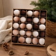 thumbnail image 2 of 2026 Christmas Home Party Decoration Flocked Christmas Ball Set Hanging Ornaments For Scene Decoration And Christmas Tree Christmas Celebration Party Supplies, 2 of 7