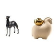 thumbnail image 1 of Estatua de perro de resina,Estatua de perro de resina con forma de animal,Escultura coleccionable para escritorio,decoración del hogar,Mini estatua de animal,Mini estatua de animal para, 1 of 8