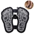 thumbnail image 1 of EMS Leg Reshaping Foot Massager with Remote Control, 6 Modes 15 lntensity Foot Circulation Massage Mat, USB Rechargeable Folding Portable Electric Massage Mat for Home and Office Use, 1 of 9