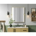 thumbnail image 2 of Elegant Kitchen and Bath Amoura 30x36 Pivot Mirror in Brass, 2 of 8