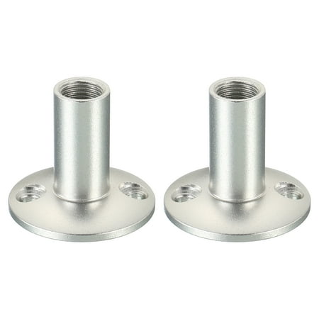 

Uxcell Microphone Flange Mount M10 Female Thread Nut Screw Round Base Silver Tone 2 Pack
