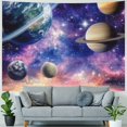 thumbnail image 4 of Patifu Planets Sky Stars Tapestry Wall Hanging Unique Style for Home Decor Art Living Room Bedroom Apartment Dorm 40x30inch, 4 of 6