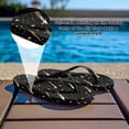 thumbnail image 4 of CHAQLIN Women's Non-Slip Casual Arch Support Flip Flops Comfortable Summer Beach Thong Sandals, 4 of 9