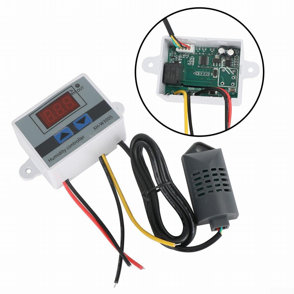 NEW 12V 24V 110-220V Digital LED Humidity Controller Hygrometer Switch Sensor 