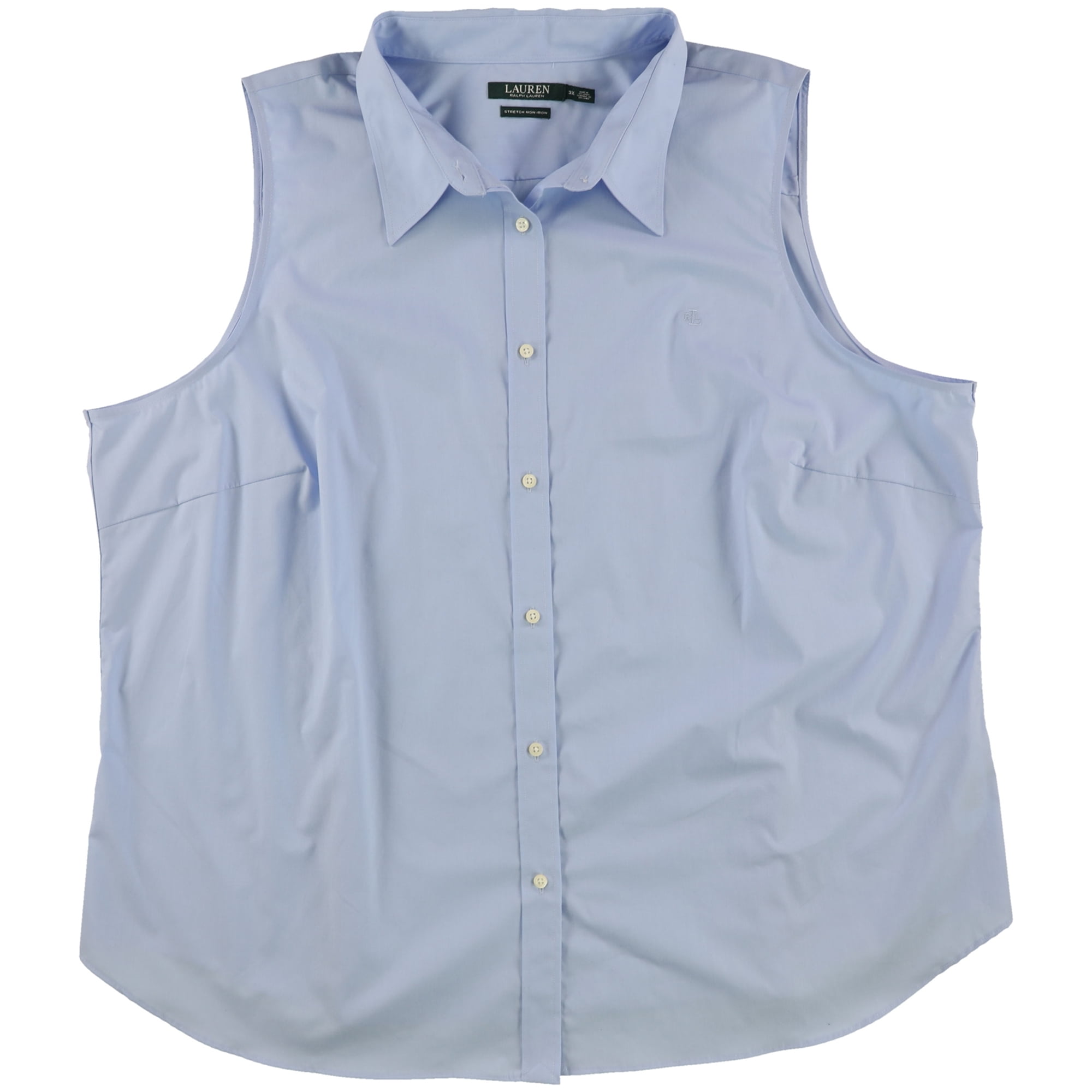 Ralph Lauren Womens Sleeveless Button 