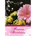 thumbnail image 3 of CafePress - Pink Floral Birthday Card Greeting Cards - Greeting Card, Blank Inside Glossy, 3 of 3