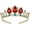 5.red + Gold (Elena), variant on Princess Tiaras for Little Girls, Kids Dress-up Crown Headband, Birthday Wedding Halloween Cosplay Hair Accessories