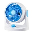 thumbnail image 2 of PALIFEUR Desk Fan, Desktop Electric Fan, Lightweight Portable Fan for Bedroom Home Office, 5 Speed Settings with USB Port Adjustable Small Fan, 9 x 12.2 Inch, 2 of 9