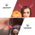 thumbnail image 2 of 2 piezas de buey torna diademas fiestas diademas decorativas festival bandas para adultos, 2 of 5