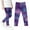 B Multicolor, variant on HAOTAGS Girls Stylish School Wearing Leggings Soft Comfortable Tights Printed Leggings Pants for Summer 2025 Multicolor Size 3-4 Years