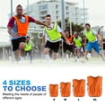 thumbnail image 5 of Uxcell Soccer Pinnies Training Vest 27 x 18 Inch Team Practice Pinnies Jersey Orange/Fluorescent Green 6 Pack, 5 of 7