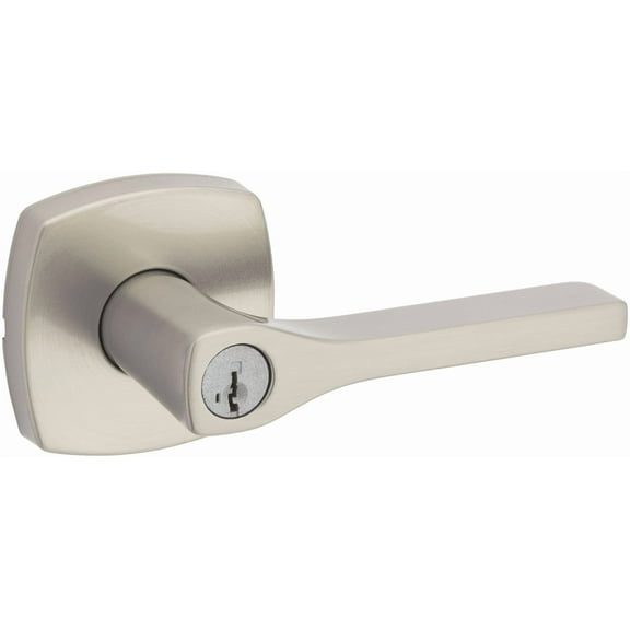 Kwikset 740Tplmdt-S Tripoli Single Cylinder Keyed Entry Door Lever Set - Nickel