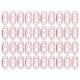 thumbnail image 1 of 4 Boîte Mignonne Chat Pince à Papier Amusant en Forme de Pince à Papier de Surface Plaquée Clips de Signet de Fil pour la Classification de Fichier Rouge, 1 of 14