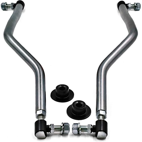 HD Switch Adjustable Improved LH/RH Steering Drag Link Set fits 532194740 & 532194741 for Husqvarna Craftsman Murray Dixon Jonsered Poulan Pro AYP EHP WeedEater 194740 194741 (Dust Caps Included)