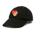 thumbnail image 4 of DALIX Heart Cute Sloth Hat Womens Embroidered Baseball Cap in Black, 4 of 6