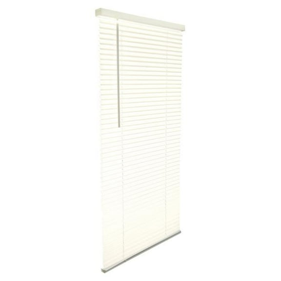Living Accents 5005750 Vinyl 1 in. Mini-Blinds, 35 x 72 in. Alabaster Cordless