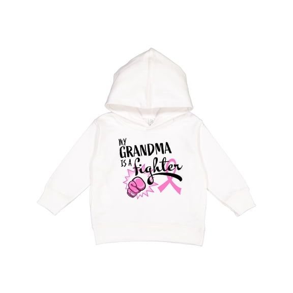 Inktastic My Grandma is a Fighter Breast Cancer Awareness Toddler Hoodie