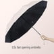 thumbnail image 4 of Paraguas plegable Parasol automático Anti-Uv resistente a la intemperie 12 varillas paraguas fuerte diámetro aumentado, 4 of 5