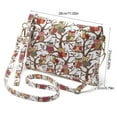 thumbnail image 3 of EnJoCho Ladies Fashion Owl Printed Canvas Tassel Zipper Envelope Bag Detachable Shoulder Strap Messenger Bag Trendy Casual Crossbody Bags for Men Women Clearance, 3 of 9