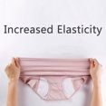 thumbnail image 6 of Bigersell Maternity Underwear Clearance Womens Briefs G-Strings Panty Style P-1309 Nylon Period Panties Thong Bikini Sets Ladies Briefs Mid Waist Women's Bikini Panties Pink L, 6 of 8