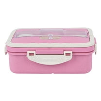 Darzheoy Bento Lunch Box for Adults, Lunch Box Container with 3 Compartments, Leak-Proof Lunchbox for Dining Out, Work, Picnic, Dishwasher/Microwave Safe