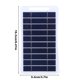 thumbnail image 4 of 2W 5V Panel de Carga Solar USB Cargador de Batería Pequeña Central Eléctrica Impermeable, 4 of 9