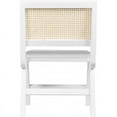 thumbnail image 4 of Meridian Furniture Abby White Vegan Leather Dining Side Chair (Set of 2), 4 of 12