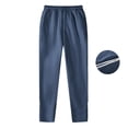 thumbnail image 2 of HAPIMO Womens Sweatpants Elastic Waist Trousers Loose Straight Leg Sweat Pants Casual Comfy Solid Sweatpants for Hiking Running Gym Workout Navy XL, 2 of 7