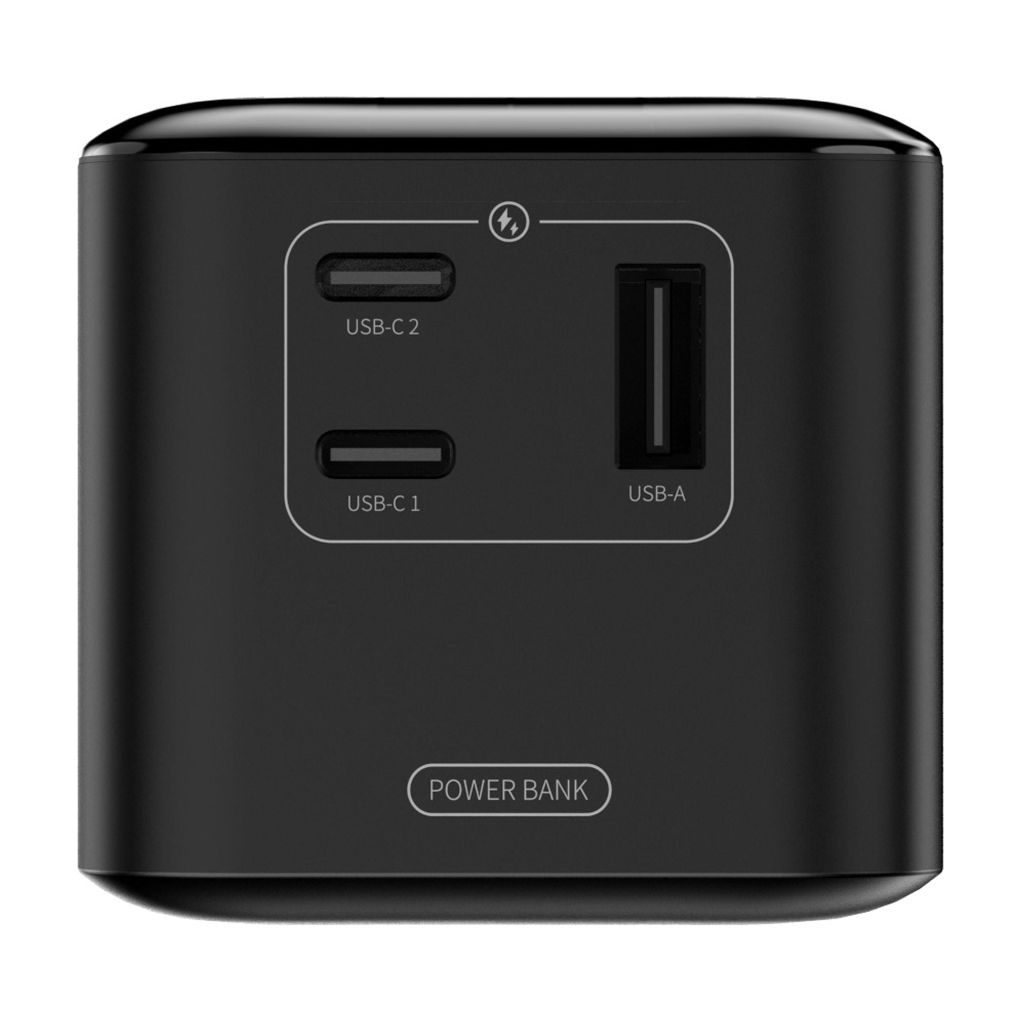 Emerson Power Bank 27,000mAh with PD 140W and Intelligent Digital TFT Display, Black - PB2712B