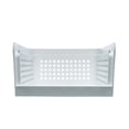thumbnail image 2 of Mainstays Open-Front Stackable Closet Storage Organizer Bin with Breathable Holes, White Plastic, 2 of 14
