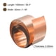 thumbnail image 2 of Cobre Delgada Lámina Rollo Hoja, 0.05x30x1000mm Puro Cobre Lámina Hoja Rollo Cobre Tira para Artesanías, Eléctricas Reparaciones, Puesta a Tierra, 2 of 5