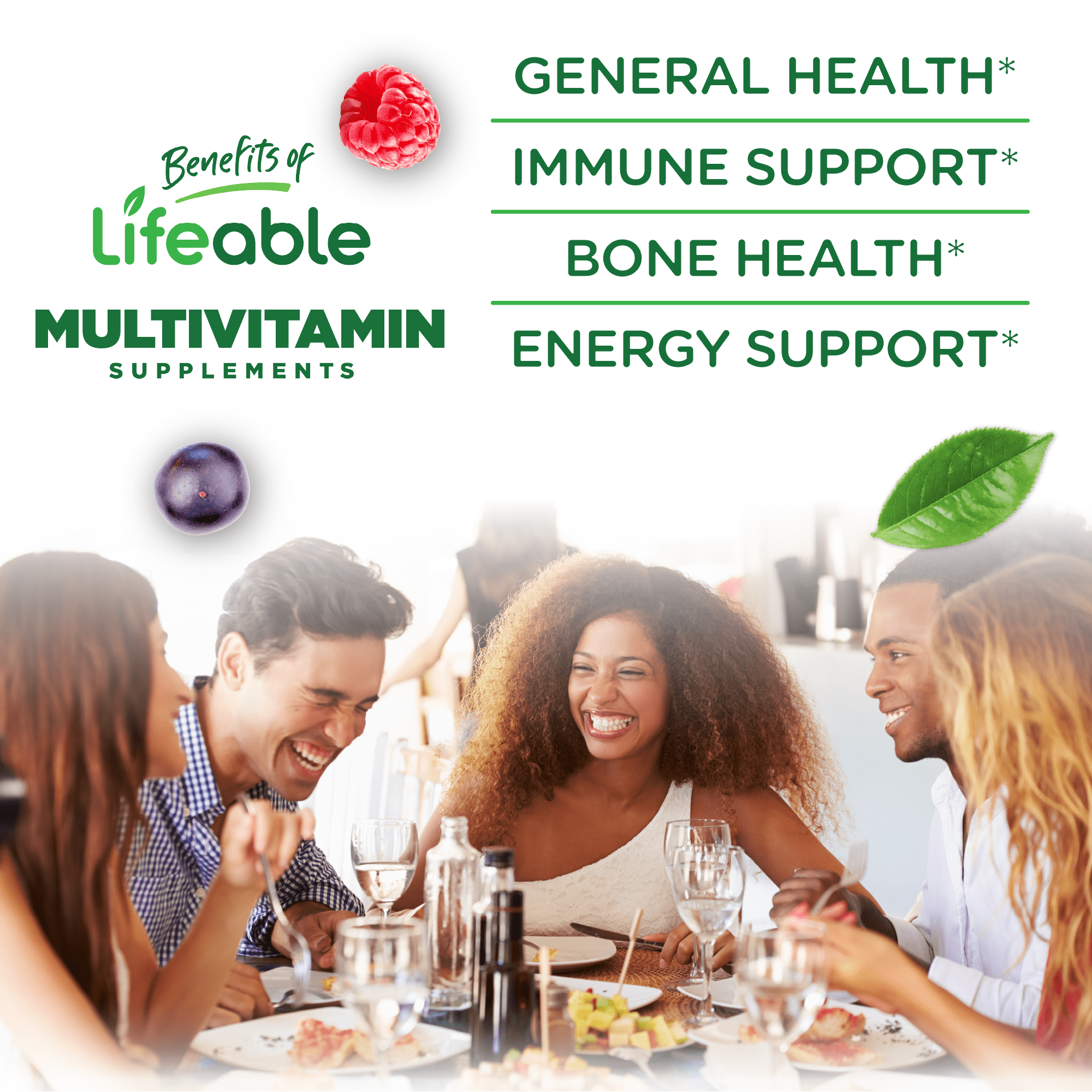 Lifeable Sugar Free Multivitamin Gummies - with Iron Vitamin A, C, D, E, Niacin, B6, Folate, B12, Biotin, Pantothenic Acid, Zinc - Great Tasting - 90 Gummies