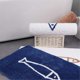 thumbnail image 4 of Alfombrilla de baño de microfibra antideslizante de 40 x 60 cm, absorbente y esponjosa, lavable a máquina, color azul, 4 of 5