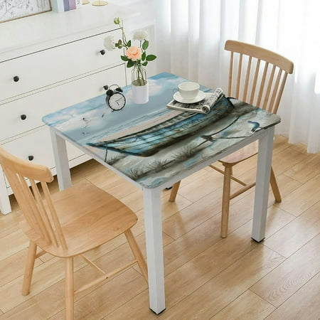 

ONETECH Bird Square Table Cover for Picnic Dining Kitchen Farmhouse 100% Polyester Fiber 46*46