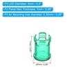 thumbnail image 2 of Unique Bargains 5mm LED Lamp Socket Light Emitting Diode Holder Cap, 20 Pack Green, 2 of 4