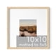 thumbnail image 1 of Haus And Hues Marco De Fotos De Roble Macizo De 10 X 10 Mate A 5 X 5 – Marco De Madera De 10 X 10 Para Pared, Marco Cuadrado Con Tapete, Marco De Arte De 10 X 10, Marco De Fotos Cuadrado De 10 X 10, M, 1 of 1