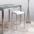 thumbnail image 1 of Heavenly Collection PU Counter Stool with Stainless Steel Frame, 1 of 7