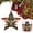 #1 Celebration Star, variant on 2026 Patriotic 250th‑Anniversary Christmas Tree Ornament, Metal Hanging Holiday Keepsake Decoration, Vintage Style Festive Pendant for Xmas Tree & Stocking Home Party Decor, Liberty Snow Globe