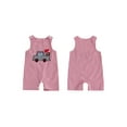 thumbnail image 2 of BemeyourBBs Baby Boys Rompers Rugby Truck Embroidery Plaid Summer Clothes, 2 of 9