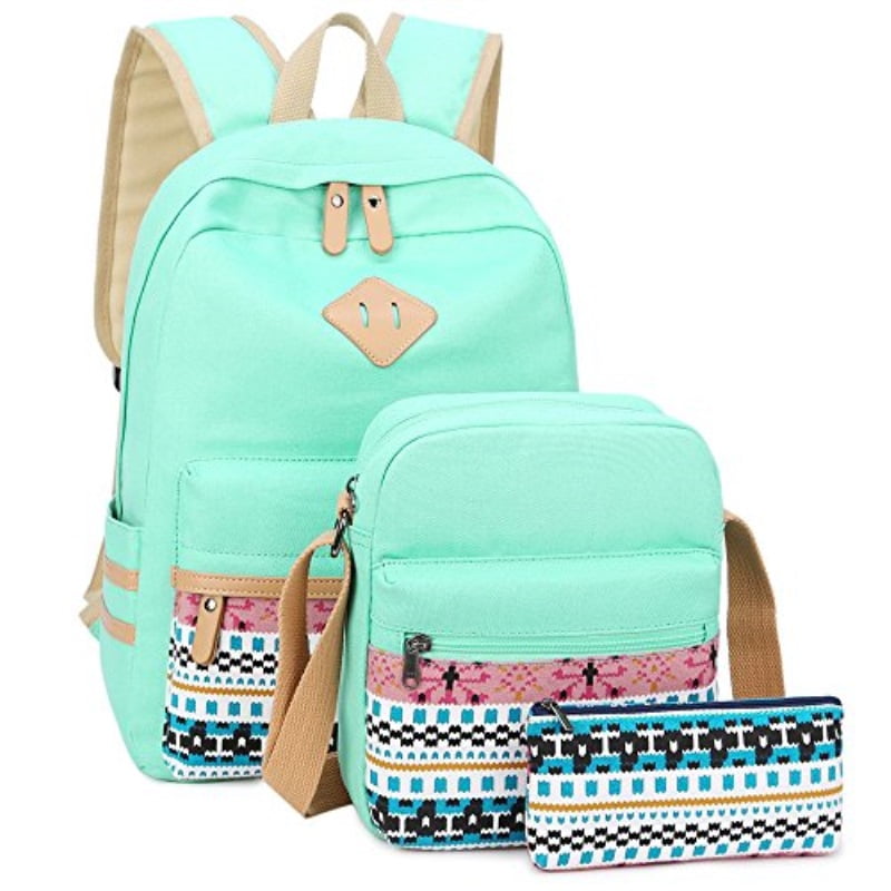 BLUBOON - school backpack for girls canvas backpack college laptop ...