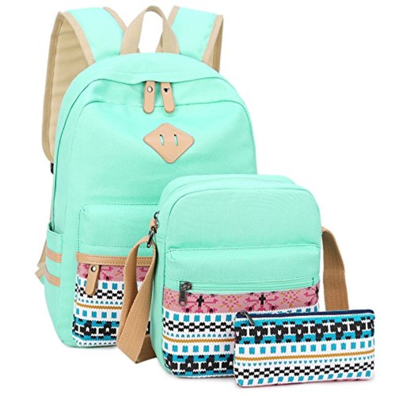 BLUBOON school backpack for girls canvas backpack college laptop