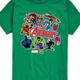 thumbnail image 3 of Marvel The Avengers - Stickers Style - Toddler And Youth Short Sleeve Graphic T-Shirt, 3 of 5