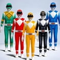 thumbnail image 2 of Disfraz de Powers Samurai Sentai Shinkenger Rangers para adultos y niños, superhéroe, cosplay, fiesta de cumpleaños de Halloween, mono, traje Zentai, 2 of 5