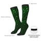 thumbnail image 4 of Fotbe Green Sparkling Calcetas Divertidas Estampadas para Hombre y Mujer, Calcetas de Algodón hasta la Rodilla para Caminar, Correr, Enfermería y Embarazo, 4 of 6
