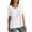 White, variant on Womens Effortless Everyday's Casual Pants For Comfort And Style - Breathable Knit Trousers With Relaxed Fit For All Day Wear Womens Casual Pants 22w, Size S
