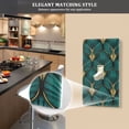 thumbnail image 5 of Yayeee Blank Wall Plate Cover 1-Gang 4.5"x2.7" Home Unused Decorative Outlet, Green Abstract Pattern, 5 of 7